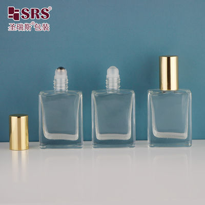 Mua Hình vuông Tường dày Luxury Essential Oil Glass Roll-On Sample Bottle 15ml online manufacture