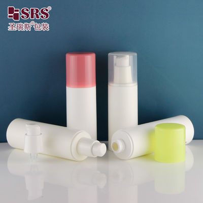Mua Tiêm màu trắng PCR thân thiện với môi trường Lotion mặt Bơm chai nhựa không khí chai 50ml online manufacture
