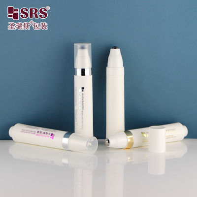 Mua 10ml PP PCR Vật liệu tái chế Nhựa tùy chỉnh Phong cách báo chí Xoa bóp mắt không khí 1/3 oz Roll On Bottles online manufacture