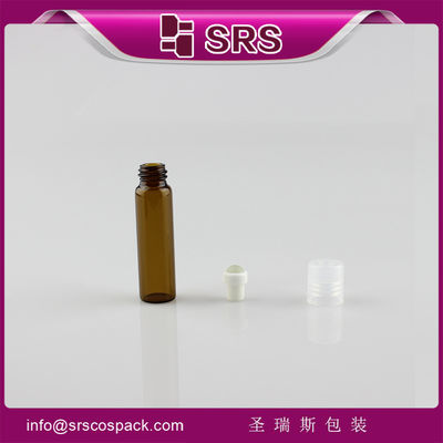 Mua SRS Sản phẩm bán buôn 5ml thủy tinh xi lanh màu hổ phách trên chai nước hoa với nắp thùng nhựa online manufacture
