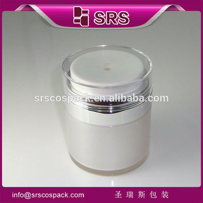 Mua Shengruisi sản xuất bán nóng hình tròn kem acrylic bình không khí với bơm cho kem da online manufacture