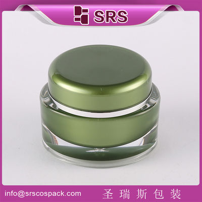 Mua SRS 2015 Trung Quốc sang trọng 15ml 30ml 50ml hình bầu dục acrylic bình mỹ phẩm mỹ phẩm cho kem da online manufacture