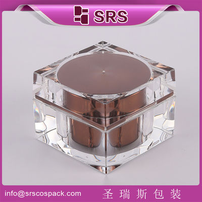 Mua cung cấp hình vuông rõ ràng hộp kem chăm sóc da 50ml online manufacture