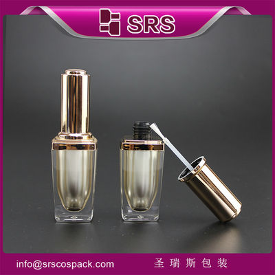 Mua SRS bán buôn sang trọng trống hình vuông 8ml chai sơn móng nhựa với nắp bàn chải vàng online manufacture