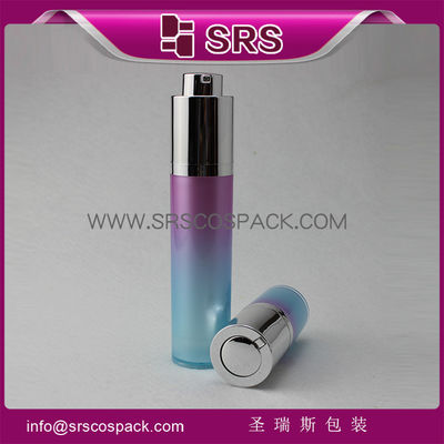 Mua chai kem bơm không khí với màu sắc gradient, chất lượng cao chai mỹ phẩm online manufacture
