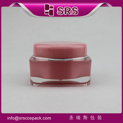 Mua hình vuông màu hồng xinh đẹp bình chăm sóc da,cung cấp mỹ phẩm lọ nhựa online manufacture