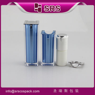 Mua hình vuông màu xanh dưỡng da kem mỹ phẩm bơm không khí chai online manufacture