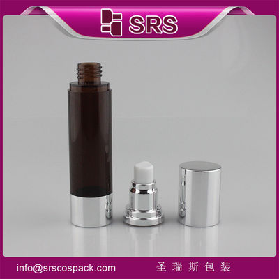 Mua chai tiêm màu hổ phách với vai nhôm và cơ sở cho kem dưỡng da online manufacture