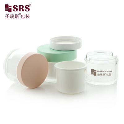 Mua 50g 100g 240g rỗng nhựa có thể thay thế trong suốt Acrylic container Cream Luxury Cosmetic Jar online manufacture