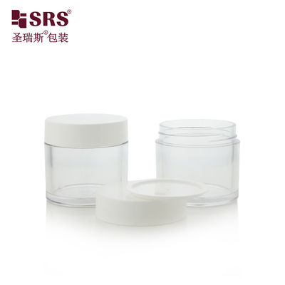 Mua 15g 30g 50g 70g 80g 100g hình tròn màu sắc tùy chỉnh hộp kem da PET bình với nắp nhựa online manufacture