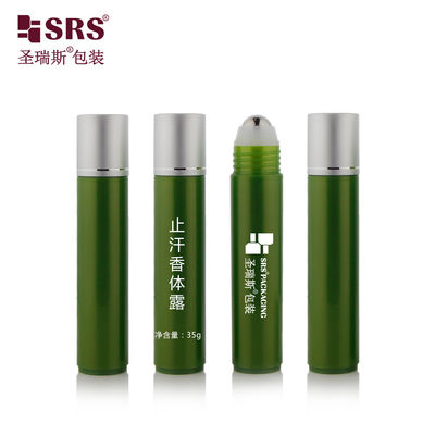 Mua PP PCR tái chế Bao bì mỹ phẩm rỗng nhựa vòng cuộn bóng bán buôn 35ml chai online manufacture