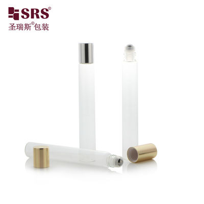 Mua 12 ml cuộn màu trắng mờ trên chai với quả cầu kim loại và nắp nhôm, bao bì kem dưỡng da online manufacture