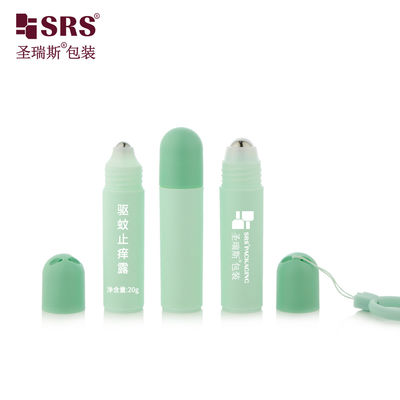 Mua RPPF 20ml Tiêm tùy chỉnh màu sắc Matte Frosted Dome Cap With Lanyard Round Single Wall Bottle Roll On online manufacture