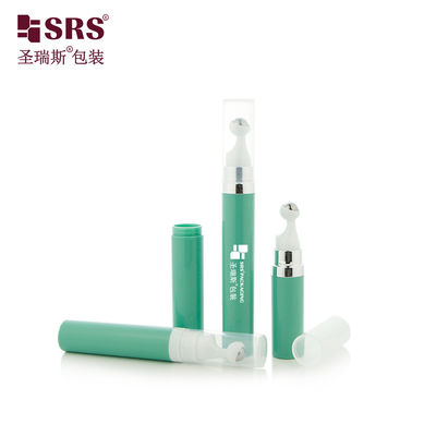 Mua A0035 7.5ml 10ml 15ml Travel Pocket Size Plastic PP PCR Round Airless Pump Bottle Snap-on Design Roll On Serum Bottle online manufacture