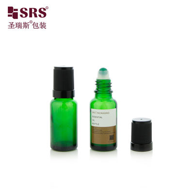 Mua BLPF hình tròn chai bóng thép bằng thủy tinh cuộn rỗng có nhãn với nắp vít đen cho bao bì nước hoa tinh dầu online manufacture