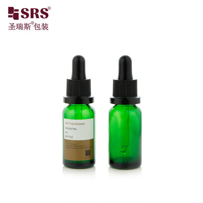 mua D012 Amber Green Clear Stock Color Glass Bottle With Screw Dropper Lid Silicone Bulb Cho Dầu thiết yếu online manufacture