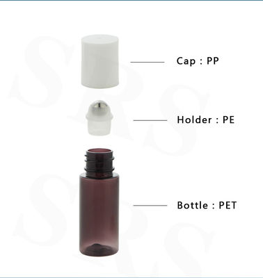 Mua Chai lăn PCR nhựa PET 10ml ~ 170ml trong suốt, tùy chỉnh màu sắc, không rò rỉ cho serum mắt, gel khử mùi online manufacture