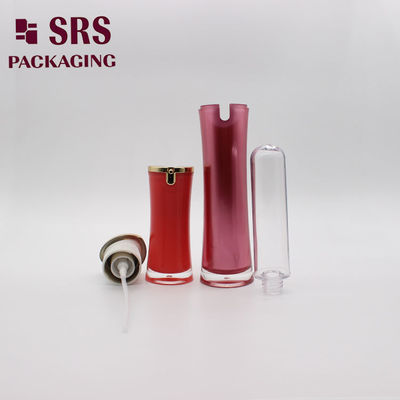 Mua SRS Trung Quốc Nhà cung cấp xa xỉ trống màu đen sản phẩm chăm sóc da thùng Acrylic lotion chai online manufacture
