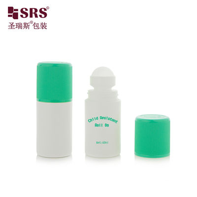 Mua RPPC1-60ML White Bottle With Green Injection Double End CRC Cap Ribbed For Deodorant Gel Pain Relief online manufacture