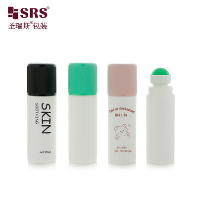 Mua RPPD1-90ML New Color Plastic PP PCR Roll On Deodorant Gel Bottles With Child Proof Cap online manufacture
