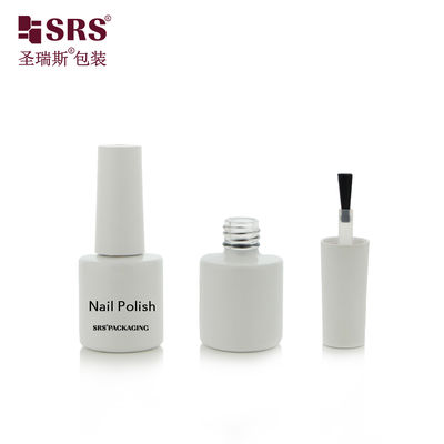 Mua DH-9A 8ML White Painted Glass Round Bottle With Brush For Nail Polish Remover Gel online manufacture