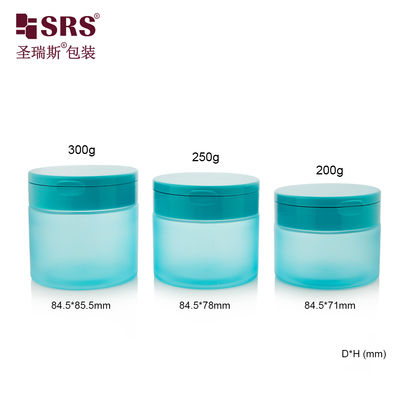 Mua PET007 200g 250g 300g Plastic PET Cream Jar With Flip Cap For Body Scrub Toner Pads Wirh Spoon online manufacture