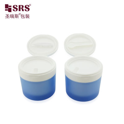 Mua SRS1 120g 150g Luxury Empty Toner Pads Plastic Double Wall PP PCR Jar With Flip Cap Tweezer and Spoon online manufacture