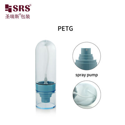 Mua PETG02 30ml 50ml 60ml 80ml 100ml trống tùy chỉnh bán minh bạch màu xanh PETG Spray Pump chai cho toner chăm sóc da online manufacture
