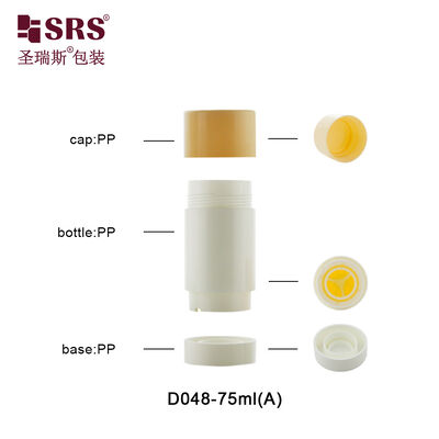 Mua D048 Chất chứa nhựa mỹ phẩm xoay lên có ý thức môi trường (15-90ml) sau khi tiêu dùng tái chế đáy được nạp cho chất khử mùi online manufacture