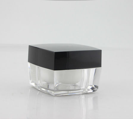 Mua 50g bình trong suốt với nắp nhựa màu đen kem chăm sóc da thùng acrylic online manufacture