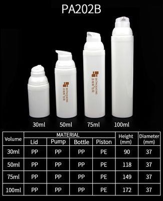 Mua 30ml 50ml 75ml 100ml bình bơm không khí màu trắng thân thiện với môi trường online manufacture