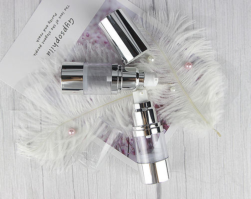 Mua A0230 chai bơm không khí bằng nhựa trong suốt bạc nhôm vai mỹ phẩm trong suốt online manufacture