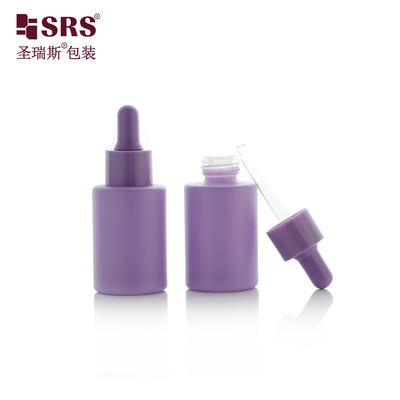 Dầu thơm tròn mỹ phẩm không rò rỉ Mượt Macaron màu sắc đẹp chai thủy tinh Thấm 30ml