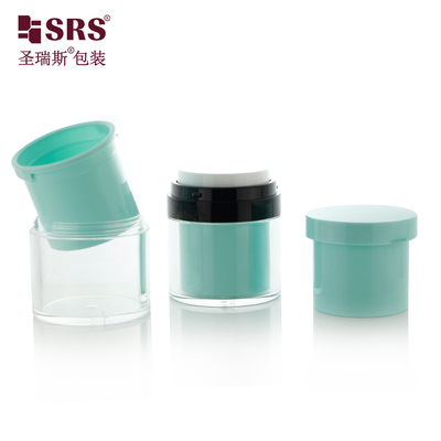 Nhà máy Nhà sản xuất có thể thay thế mặt kem Gel chăm sóc da serum bơm không khí Acrylic Cream Jar