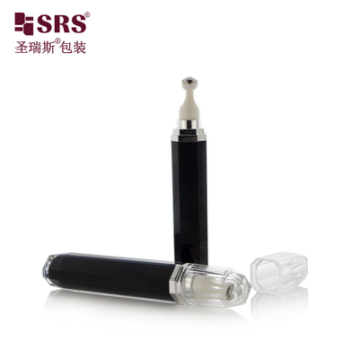 Sơn tường acrylic cao cấp màu sắc tùy chỉnh Creme mắt Massage Roll On Bottle Đen
