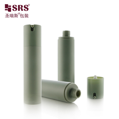 50ml Tùy chỉnh Màu nhựa AS Lotion Serum Pump Bao bì chai không khí 15ml 30ml