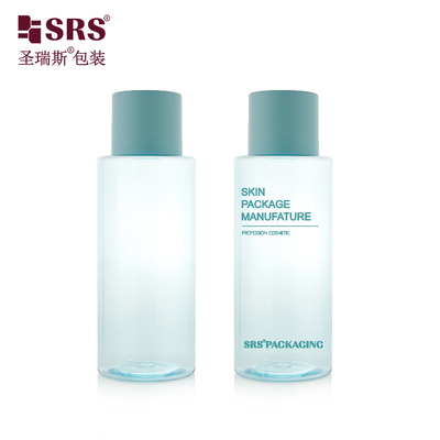300ml Toner chăm sóc da rỗng Nhựa bán minh bạch Bao bì PET chai mỹ phẩm