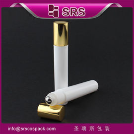 SRS 15ml kem mắt rỗng cuộn trên bao bì nhà cung cấp, lọ cuộn với nắp vàng bóng