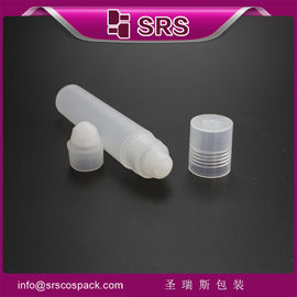 SRS được sản xuất tại Trung Quốc trống 20ml thân bóng nhựa sử dụng dầu tóc cuộn trên chai với quả bóng PP