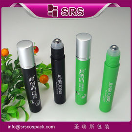 SRS bán nóng nhà cung cấp chai cuộn nhựa 8ml với nắp nhôm để sử dụng gel chống ngứa