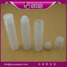 Cuộn nhựa trên chai RPP-10ml với nắp pp và quả bóng pp, thùng mờ môi