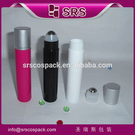 SRS Nhà sản xuất bán nóng giá rẻ 35ml nhựa tái chế cuộn trên chai với nắp nhôm