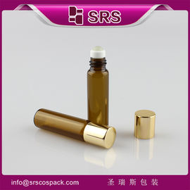 100% không rò rỉ 1/6 oz chai thủy tinh cuộn trên