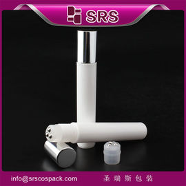 SRS sản phẩm mới 2015 bán buôn 15ml cuộn trên chai nhựa với ba quả bóng massage mắt