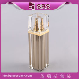 SRS Trung Quốc Cosmetic không khí container nhà sản xuất hình vuông trống chai kem acrylic