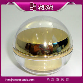 Shangyu nhà cung cấp trên bán hình quả bóng bình mỹ phẩm với nắp