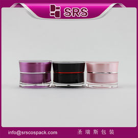J092-10g bình mỹ phẩm màu hồng và đen túi nhỏ nhựa