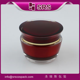 SRS mẫu miễn phí nhựa 50ml tái chế chăm sóc da acrylic đóng gói bình với nắp vít