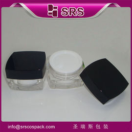 Shengruisi bao bì J050-5ml 10ml 15ml 30ml 50ml 100ml trống Acrylic bình kem vuông