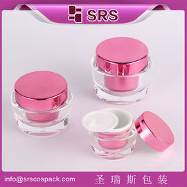 Nhà cung cấp bình mỹ phẩm acrylic 15ml 30ml 50ml chăm sóc da